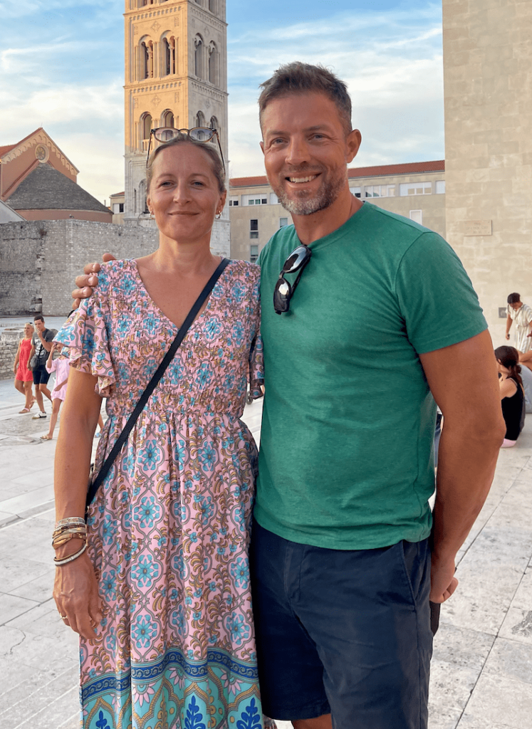 Fredrik and Monika Lyhagen in Zadar
